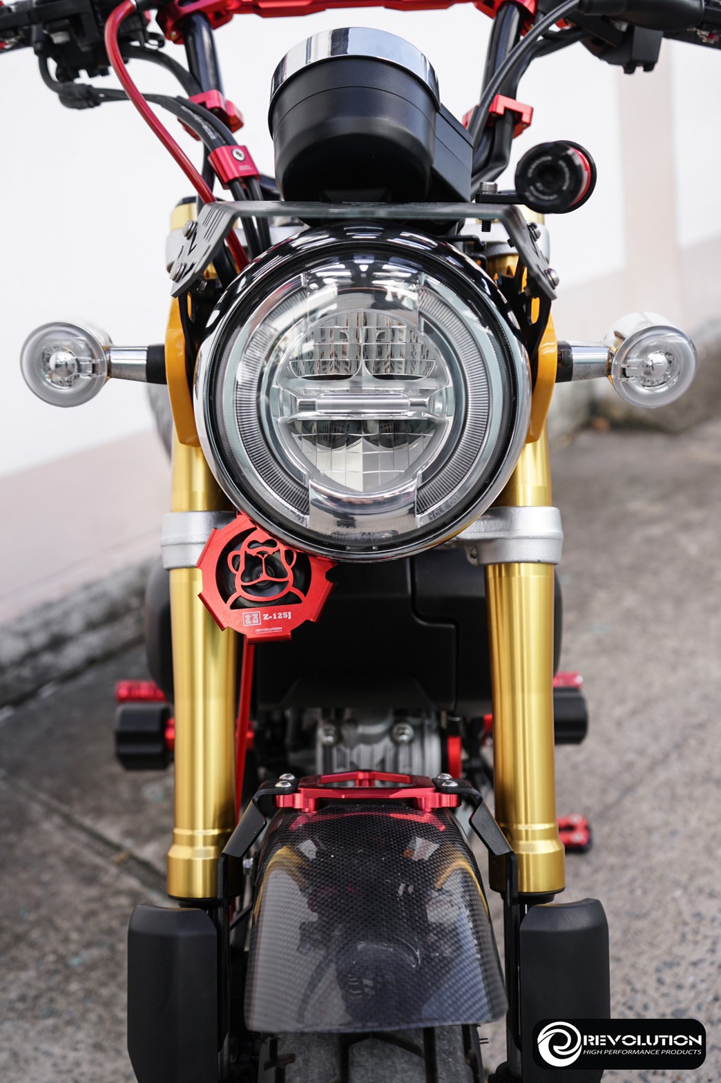 บังแตร REVOLUTION MONKEY 125 มี5สี