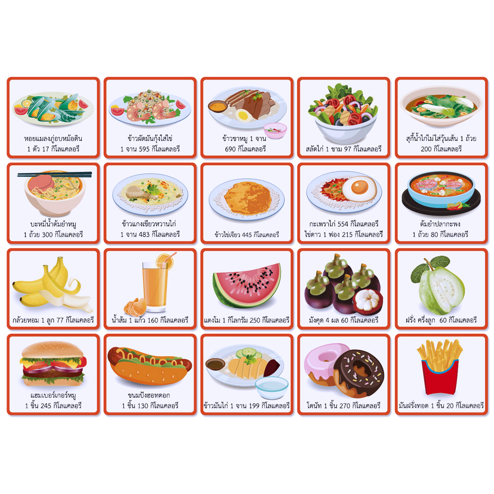 สื่อการสอน อาหาร-วงล้อโภชนาการ ET-544