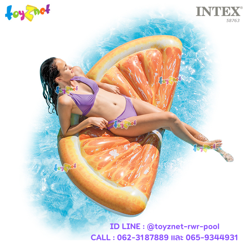 Intex Orange Slice Float 1.78x0.85 m. no.58763