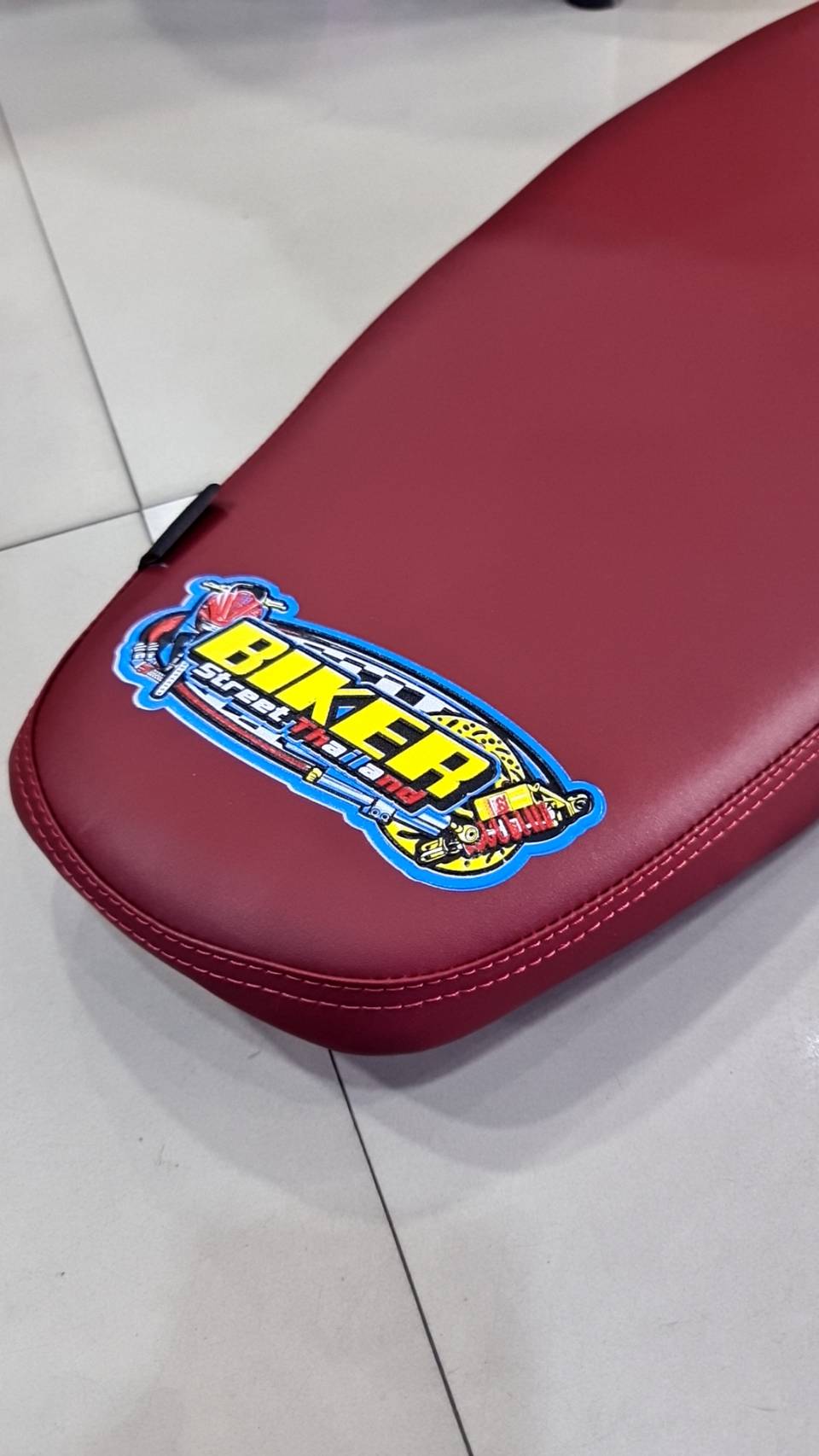 เบาะปาดบาง Wave 110 i 2013-2018 ลายbiker ราคา320