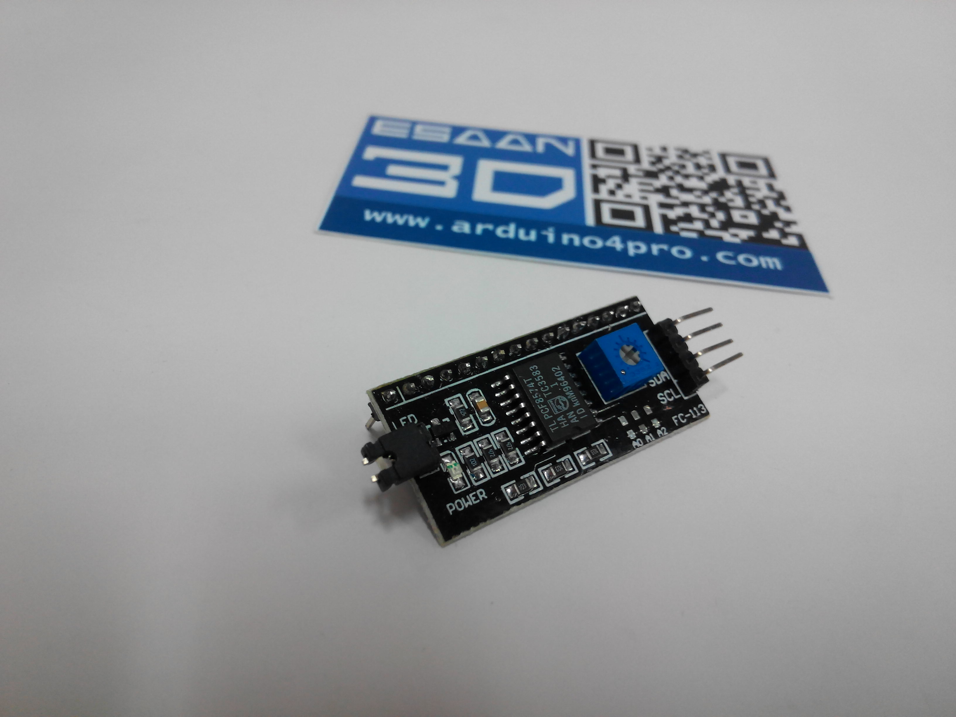 I2C/TWI/SPI Interface for 1602 2004 LCD Display