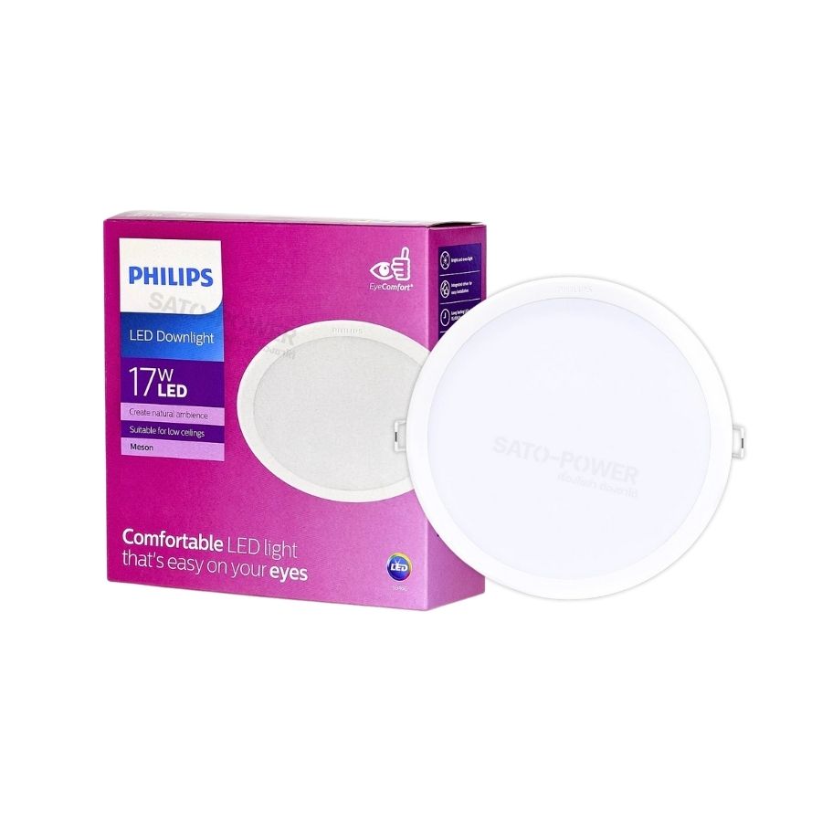 PHILIPS โคมไฟ Down Light LED รุ่น Meson หน้ากลม 220V-240V | โคมไฟดาวน์ไลท์