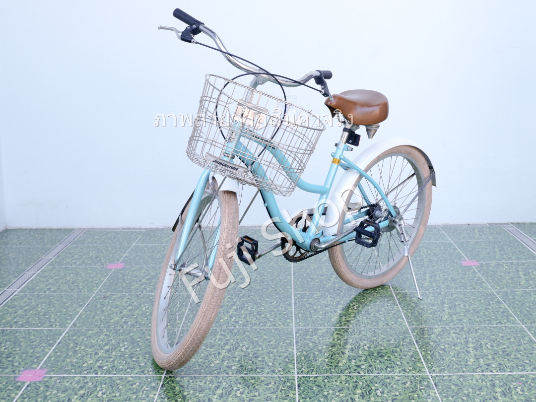 จักรยานญี่ปุ่น - ล้อ 24 นิ้ว - ไม่มีเกียร์ - Californian Bike - สีฟ้า [จักรยานมือสอง]