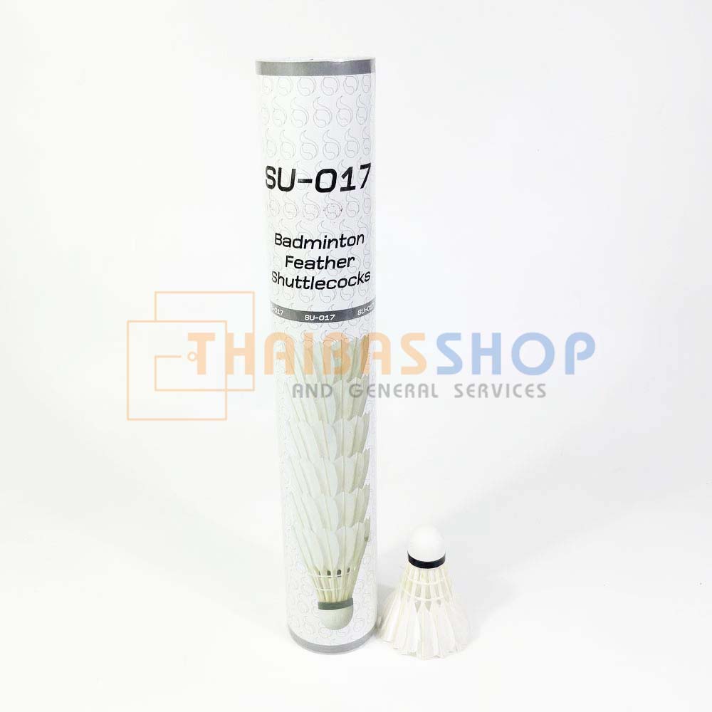 (ของแท้ 100%) ลูกแบดมินตัน SUPER SPORT รุ่น SU-017 ลูกขนไก่ Shuttlecock หัวไม้คอร์ก 2 ชั้น