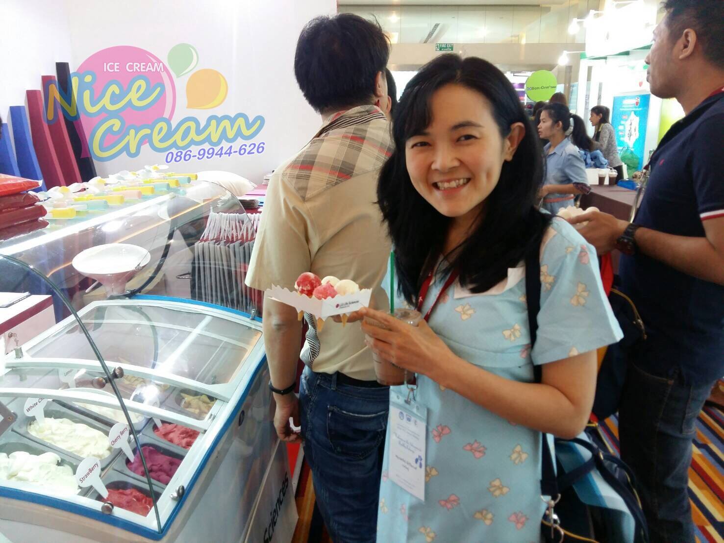 ออกบูธแจกไอศครีมโคนจิ๋ว งานประชุมวิชาการแพทย์ @ THE ZIGN HOTEL PATTAYA