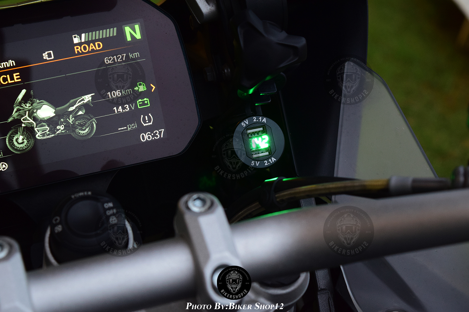 อะแดปเตอร์ BIGBIKE และ รถยนต์BMW แบบ USB (ยูเอสบี) เช่น BMW X1 R1200 1250 GS GSA F850GS R1200RT triumph ducati