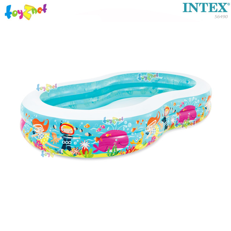 Intex Swim Center Divers And Fun Sea Creatures Snapset Pool 2.62x1.60x0.46 m No.56490