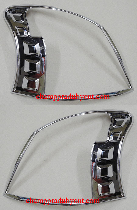 ครอบไฟท้ายโครเมี่ยม TOYOTA YARIS 09-12