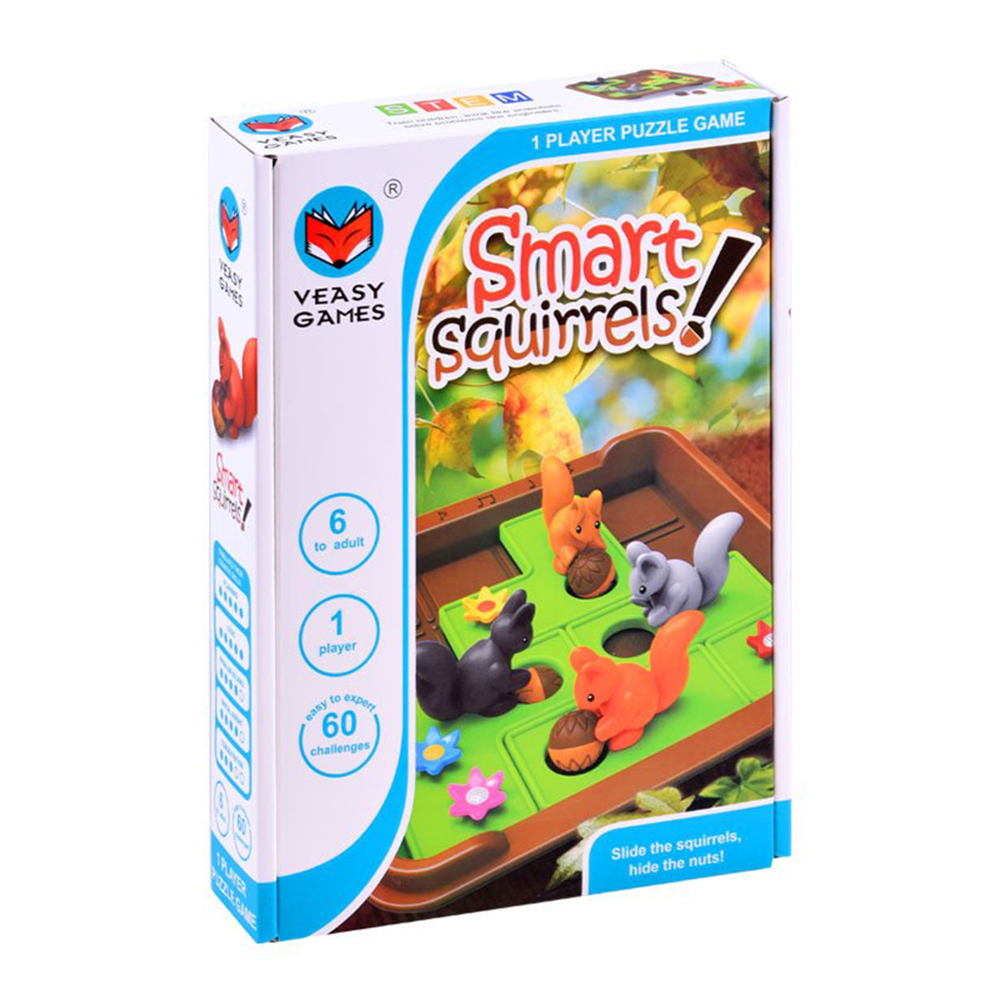 Game Puzzle Smart Squirrels Nuts Creative Pattern Logic Brain Education Toy เกมกระรอกและลูกนัท เกมปริศนา ฝึกความคิด พัฒนาIQ สมาธิ