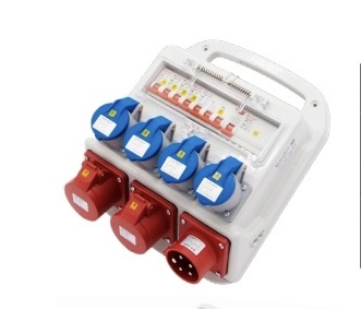 B11MA47-2 กล่องปลั๊กกระจายไฟ 16A 3P=4, 16A 5P=2 IP44