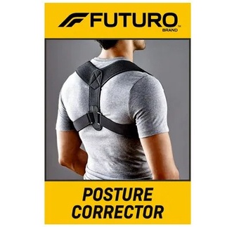 (ซื้อ3 ราคาพิเศษ) 3M FUTURO POSTURE CORRECTOR ADJ ฟูทูโร่ อุปกรณ์พยุงไหล่และหลัง สีดำปรับกระชับ