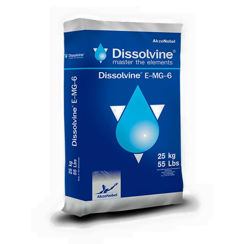 [25KG] ผงจุลธาตุแมกนีเซียมคีเลตอีดีทีเอ Dissolvine E-MG-6 (EDTA MgO 10.3%; Aczonobel Netherland) บรรจุ 25 กิโลกรัม