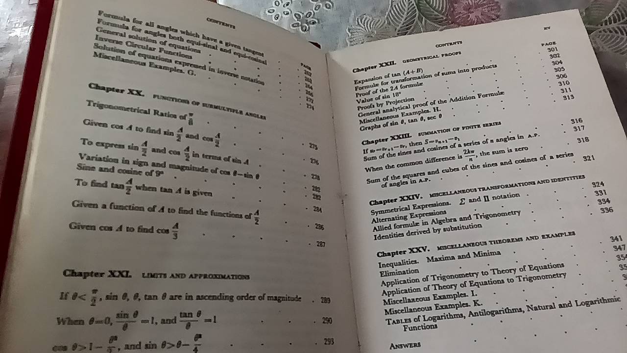 Elementary Trigonometry