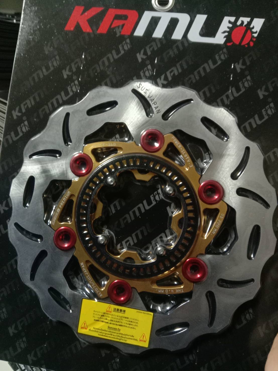 -จาน CLick160-Abs/220 มิลหยักv3-กลมv2 สำหลับใส่กับโช้คแต่ง Giorno รุ่นAbs ราคาขาย 3,300 บาท