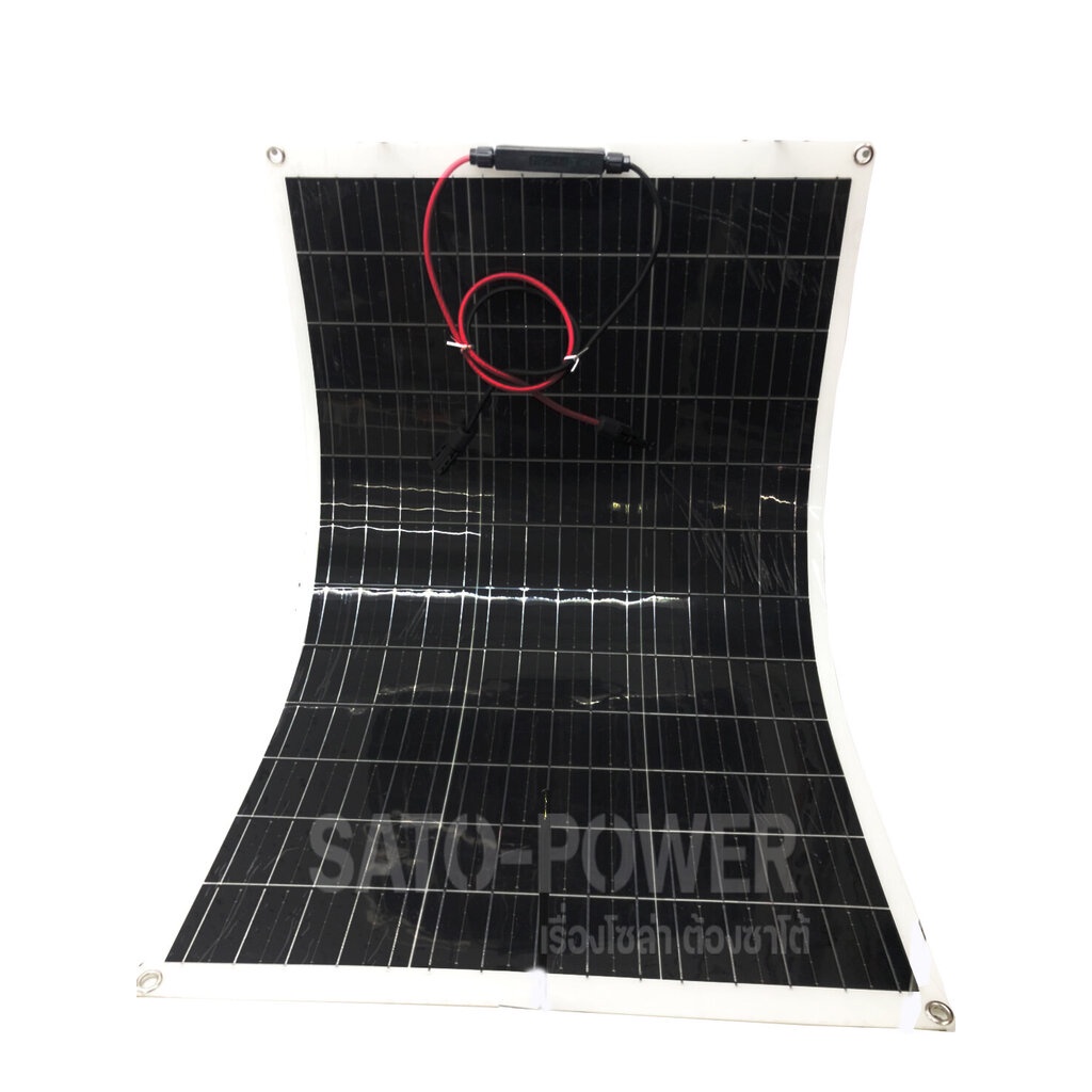 PV Panel Flexible type MONO 30 W แผงโซล่าเซลล์ชนิด บาง อ่อน โมโน 30 วัตต์ แผงโซล่าเซลล์ แผงพลังงงานแสงอาทิตย์ แผ่นโซล...