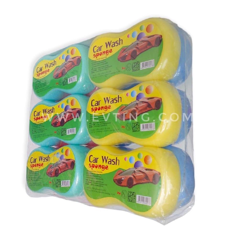 ฟองน้ำล้างรถเลขแปด
