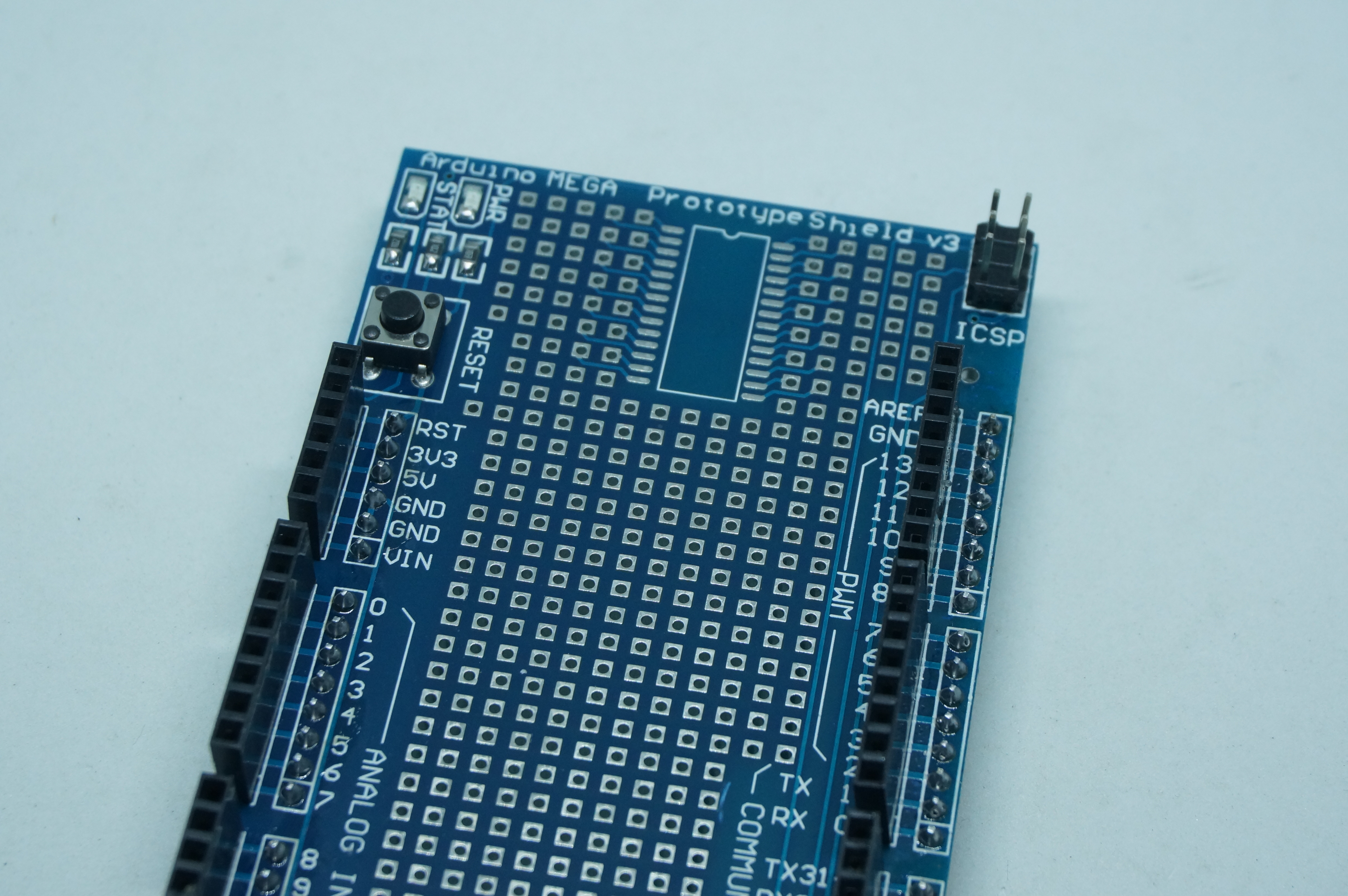 Prototype + Breadboard shield for Mega2560