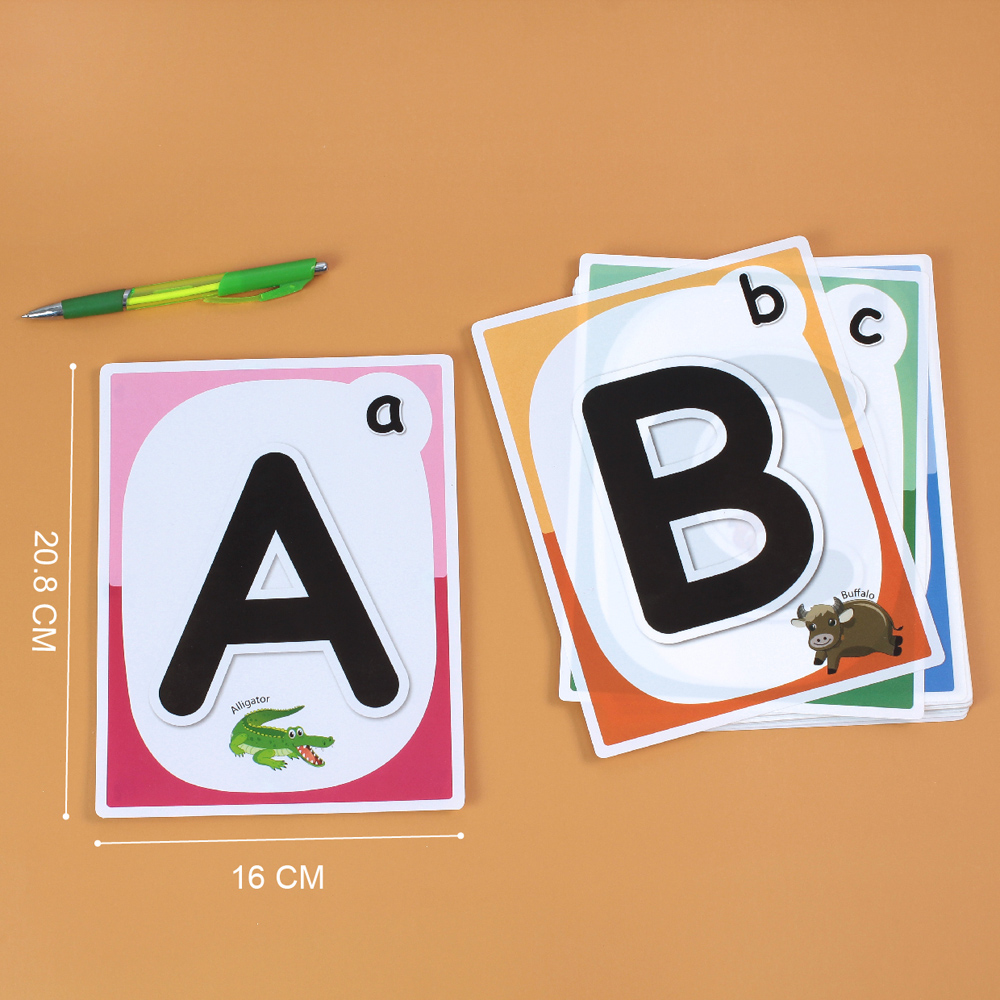 ขนาดบัตรคำ Flashcards A-Z ขนาด A5 ET-338