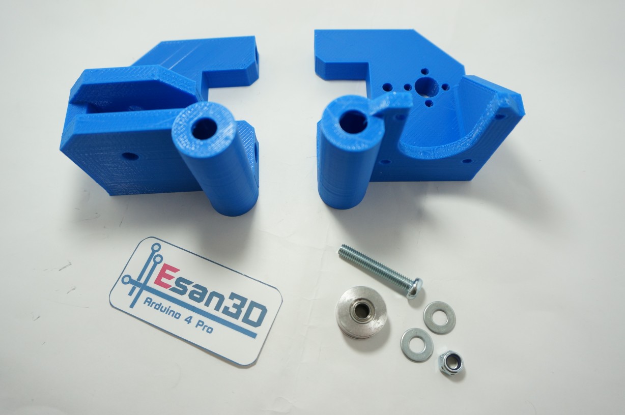 ชุดยึดมอเตอร์และใส่ pulley แกน X