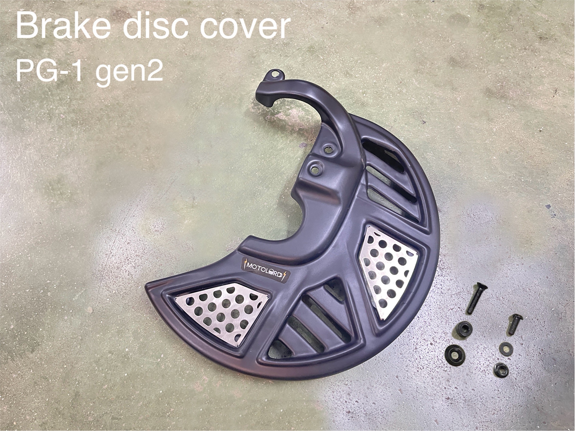 PG-1 การ์ดจานดิสหน้า Front Brake disc cover PG-1 gen1. motolord 1790฿ (ลายเคฟล่า 1890฿ ) PG-1 gen2. 1690฿. ( ลายเคฟล่า 1790฿ )