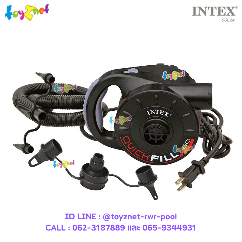 Intex Snail-Shaped Quick-Fill 230V Electric Air Pump no.66624
