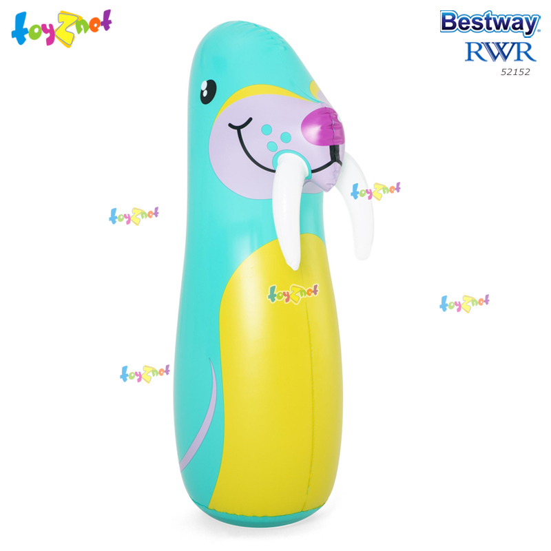 Bestway Animal Bop Bag 89cm Elephant, Giraffe, Sea Lion no.52152