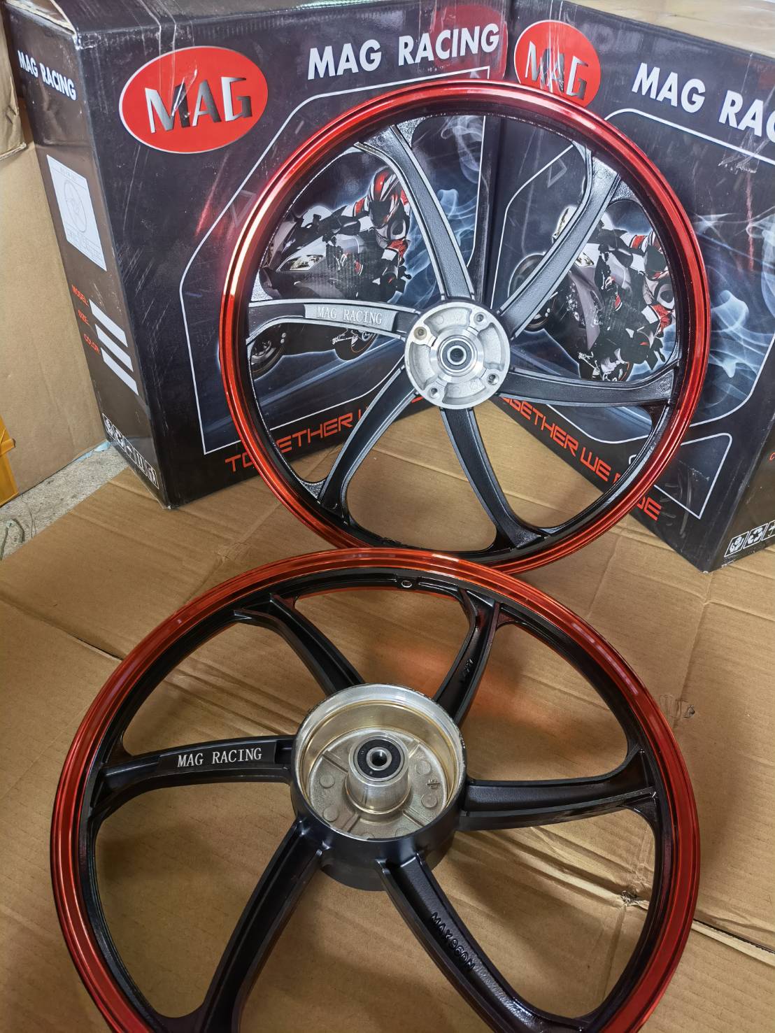 ล้อแม็ค เวฟ110i, WAVE-110i,เวฟ125i, WAVE-125iปลาวาฬ (5 ก้าน) รับประกันสินค้า 6 เดือน