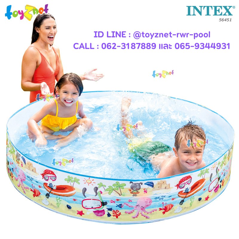 Intex Fun At The Beach Snapset Pool 5ft (1.52 m) no.56451