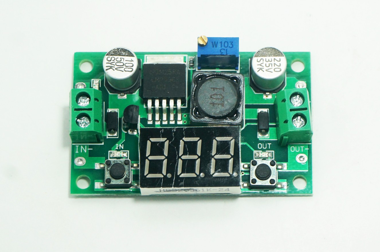 LM2596 DC-DC regulator with led display (2A)