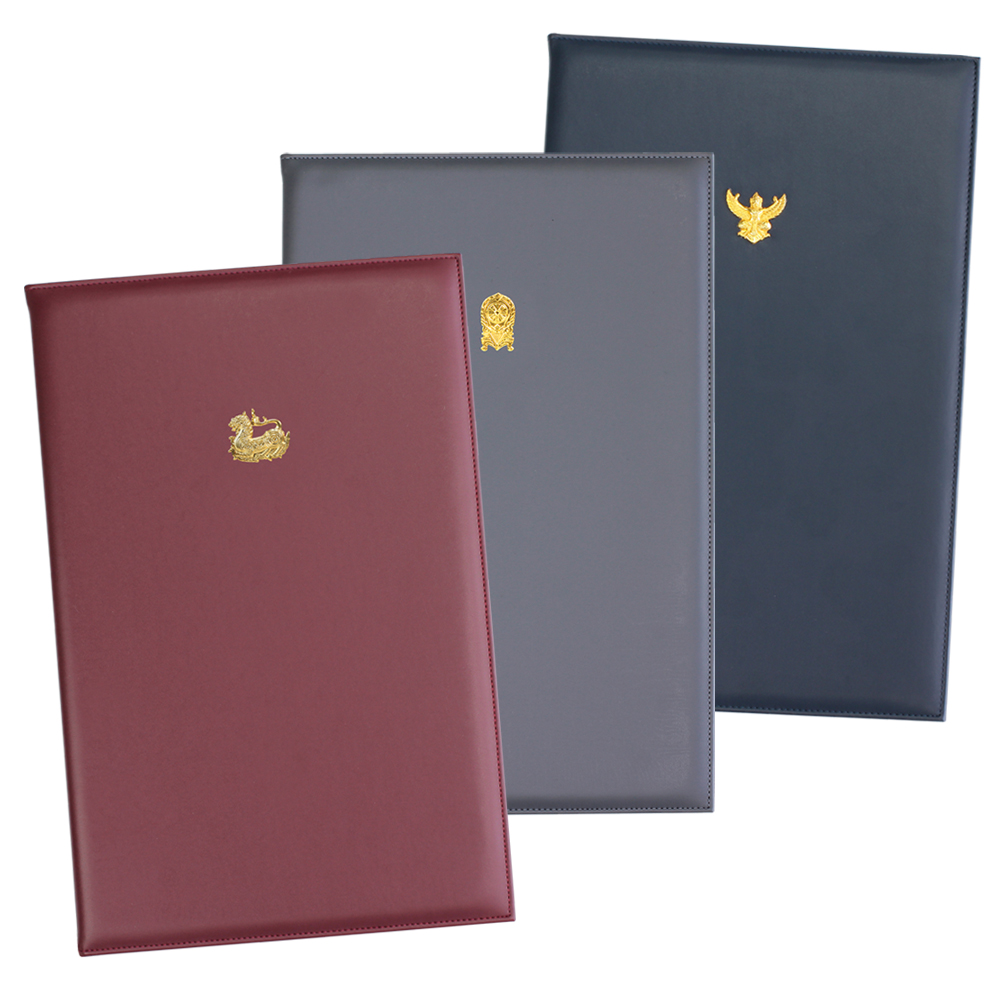 สมุดกล่าวรายงาน F4 ปกหนังเทียม