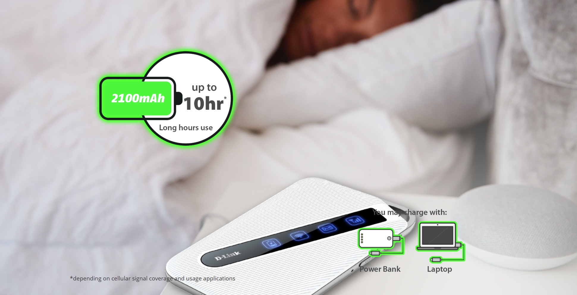 D-LINK DWR-930M : 4G LTE Mobile Router BY BILLIONAIRE SECURETECH DWR-930M