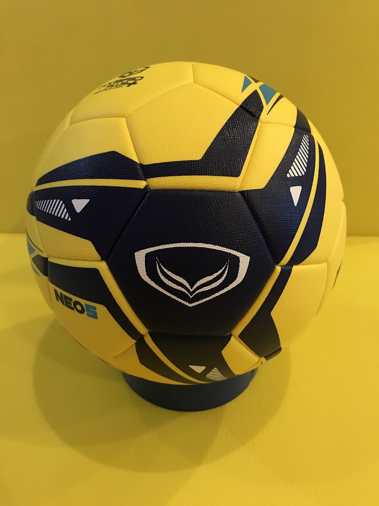 (ของแท้100%) ฟุตซอล ลูกฟุตซอล futsal Grand Sport รุ่น NEO5 หนังสังเคราะห์(Synthetic composite) hybrid plus เบอร์ 3.7 มาตรฐานใช้แข่งขัน