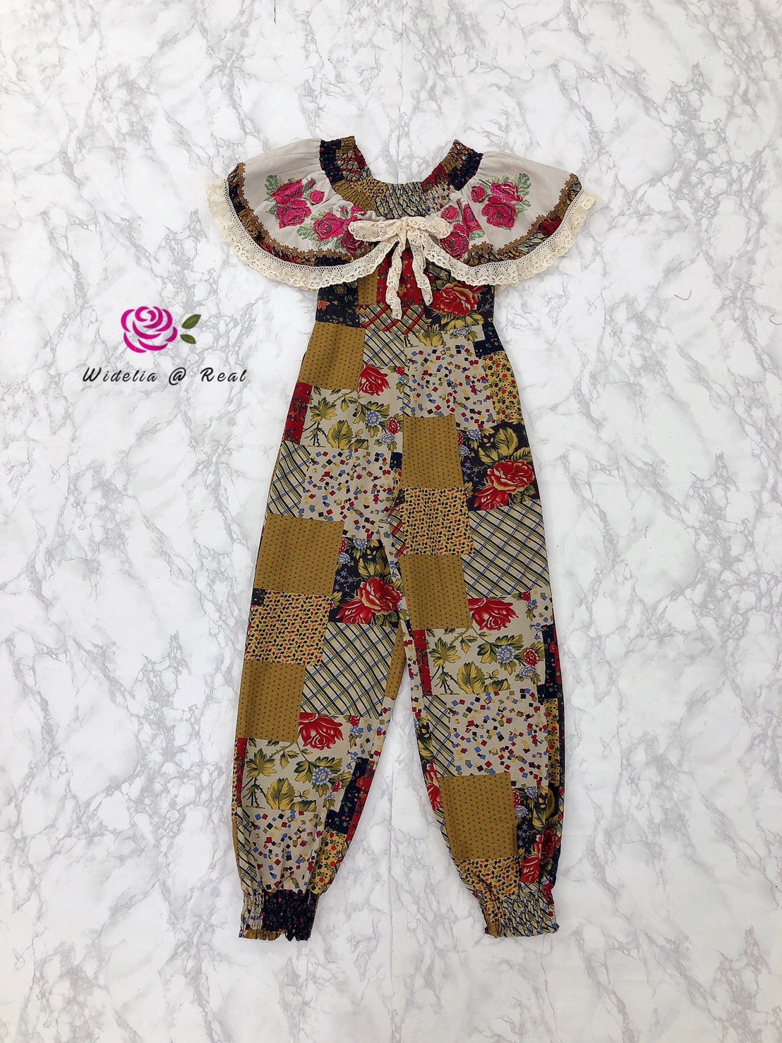 Vintage Jumpsuit จั้มสูทขายาวแสนสวย