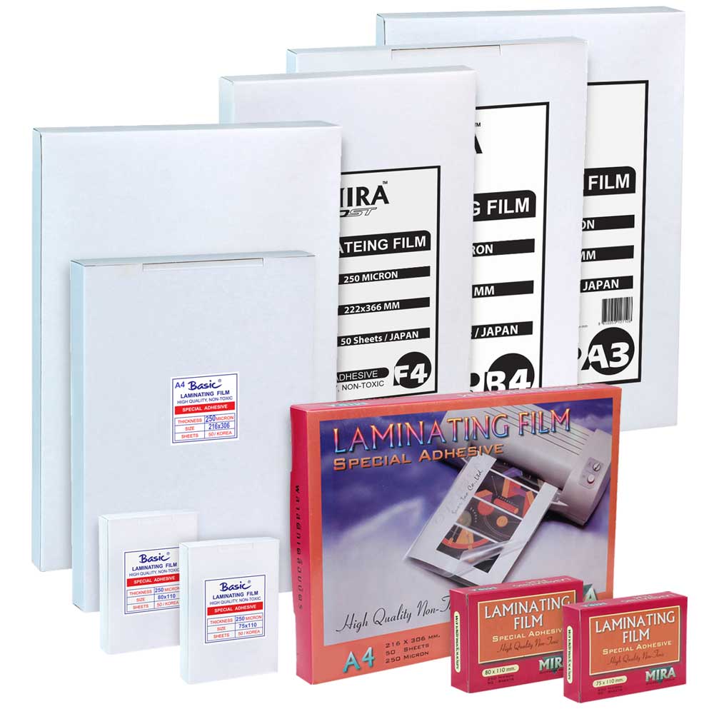 Laminating Pouches 250 micron (0.25 mm.)