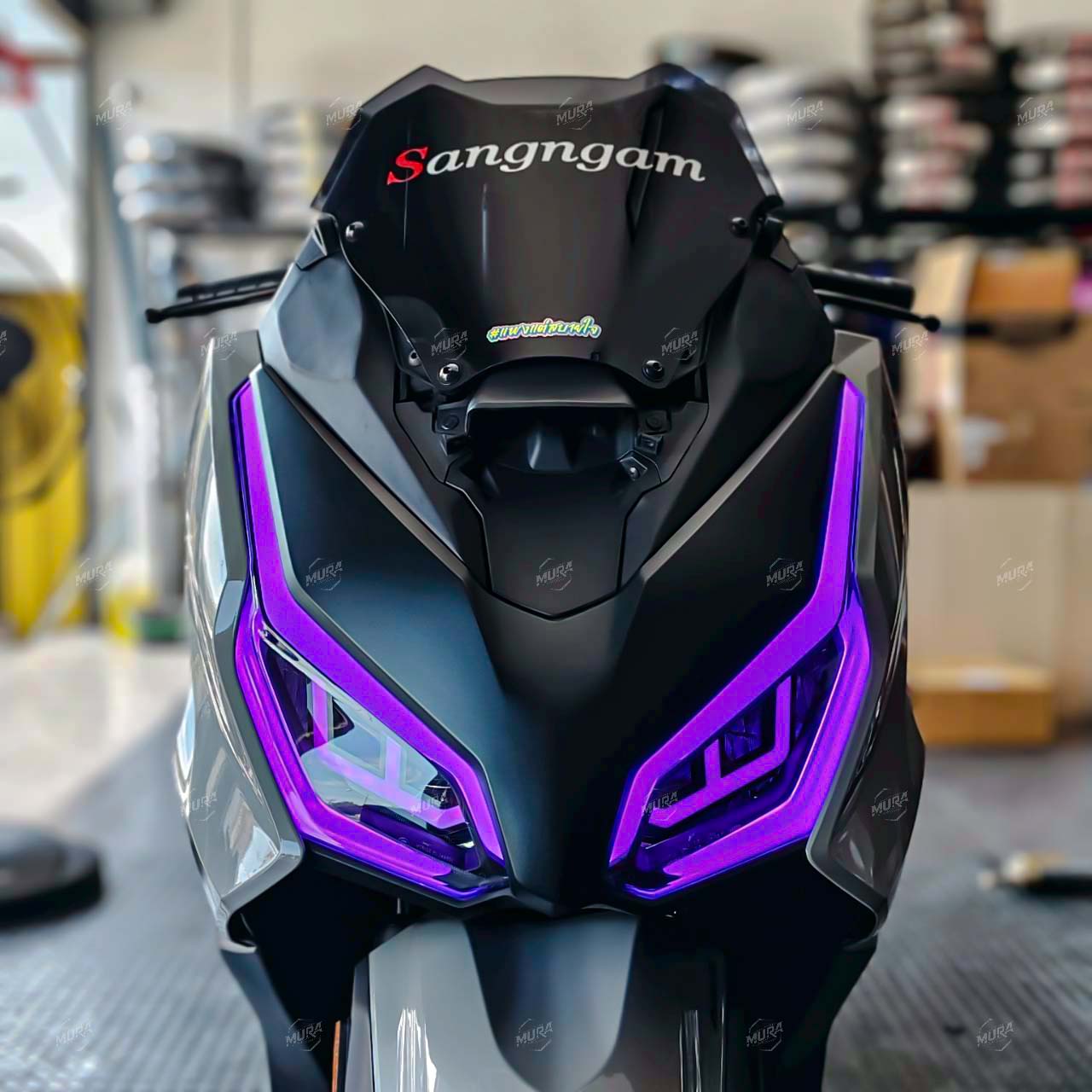 ไฟหน้าซิ่ง Forza350 RGB BM ปรับได้ 200 โหมด