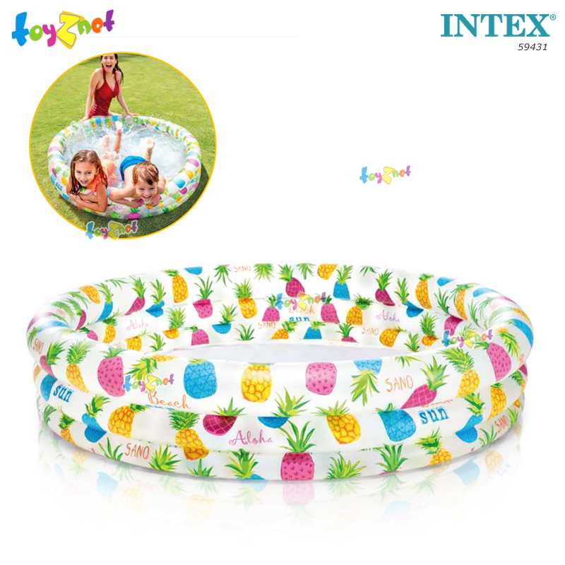 Intex Pineapple Splash Pool Set 1.32x0.28 m no.59431