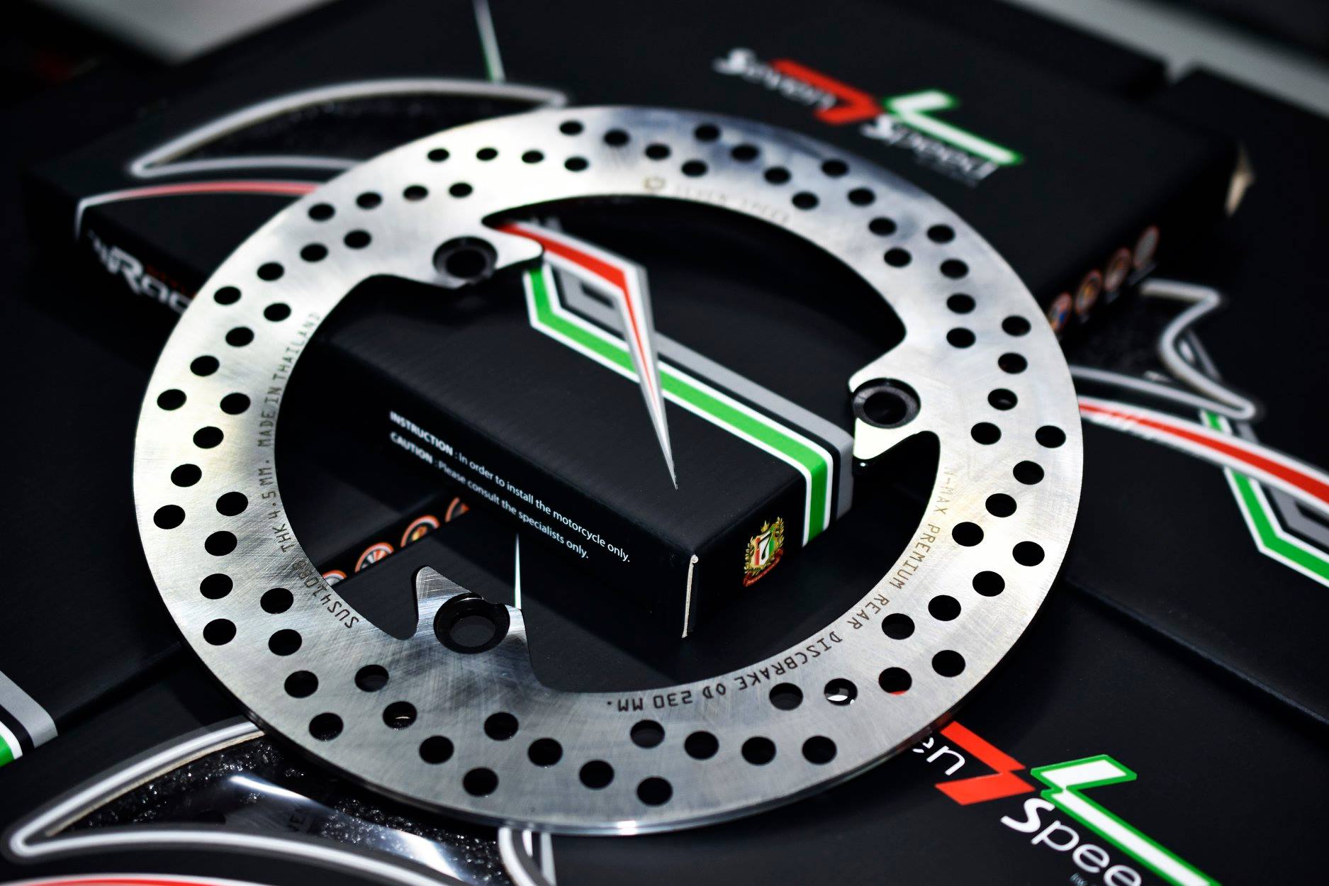 จานหลัง SEVEN SPEED N-MAX จาน 230 มิลขาย 750 บาท