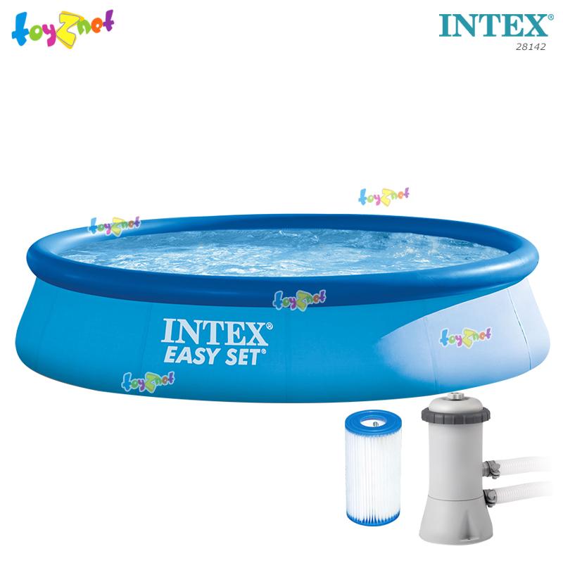 Intex Easy Set Pool 13ft (396x84 cm) w/Cartr. Filter Pump no.28142