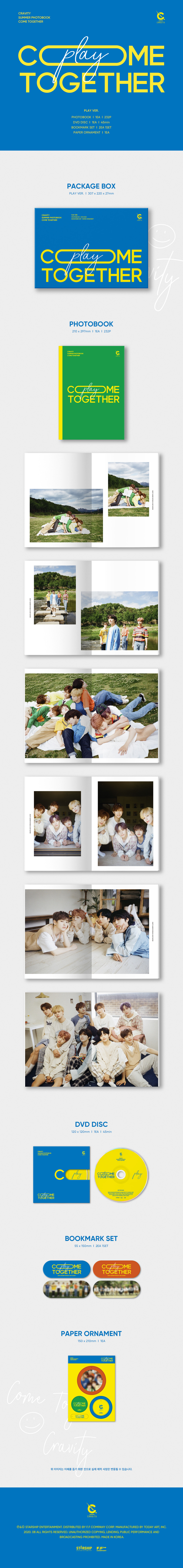 [PRE-ORDER] CRAVITY - CRAVITY SUMMER PHOTOBOOK "COME TOGETHER" (PLAY VER.)