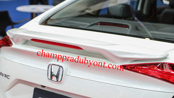 สปอยเลอร์ฝากระโปรงหลัง HONDA CIVIC 2016-2017 ทรง MODULO มีไฟเบรค