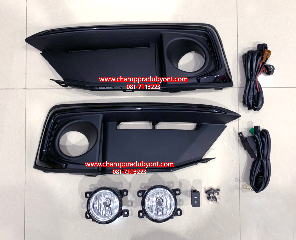 ไฟตัดหมอก สปอร์ตไลท์ HONDA CIVIC FC 2019 2020 4D คิ้วดำ