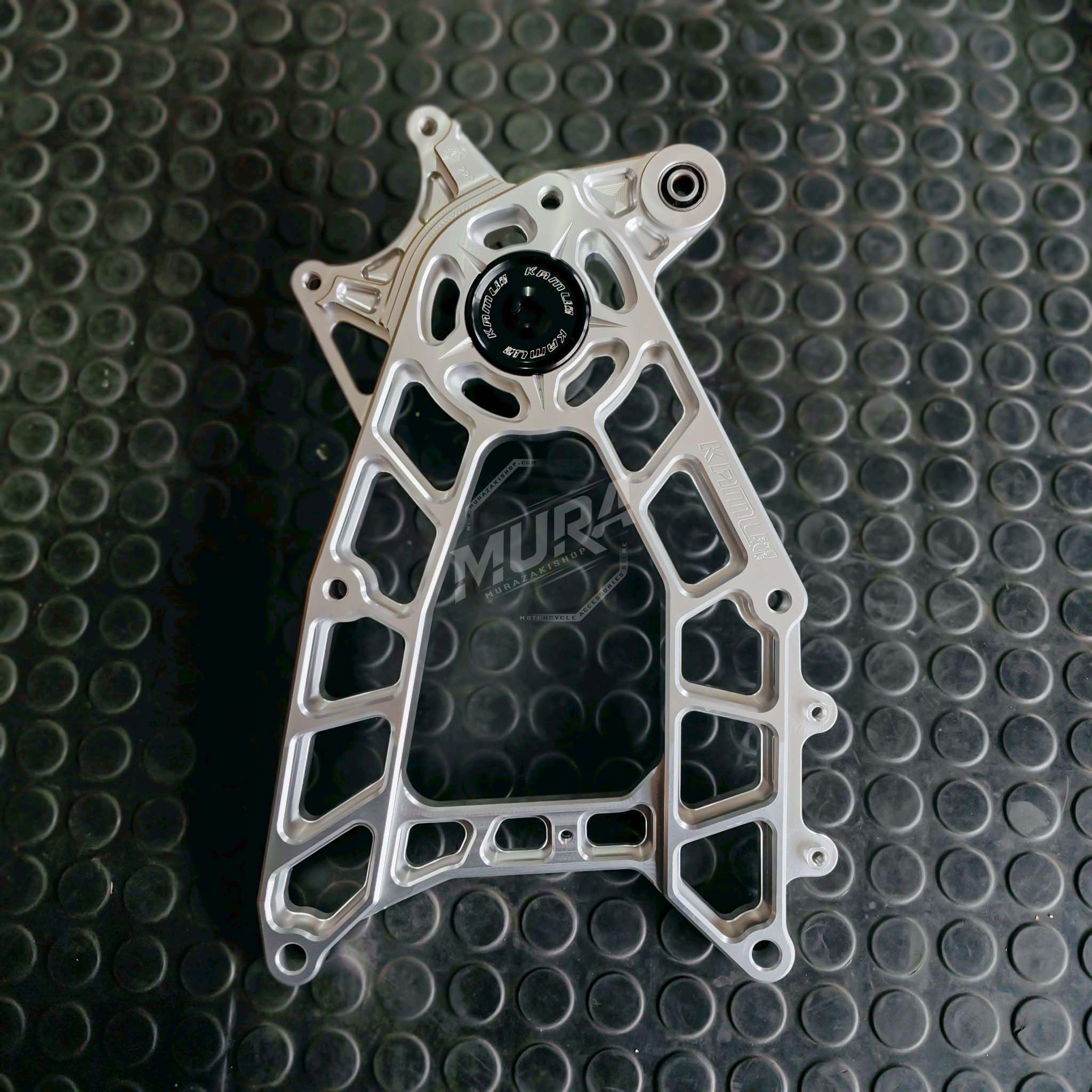 สวิงอาร์มทูโทน PCX160 ABSปี23-25 เต็มระบบมาพร้อมขาจับปั้มปักข้าง 2 pot สีเงินล้วน 7500.- สีทูโทน 8500.-