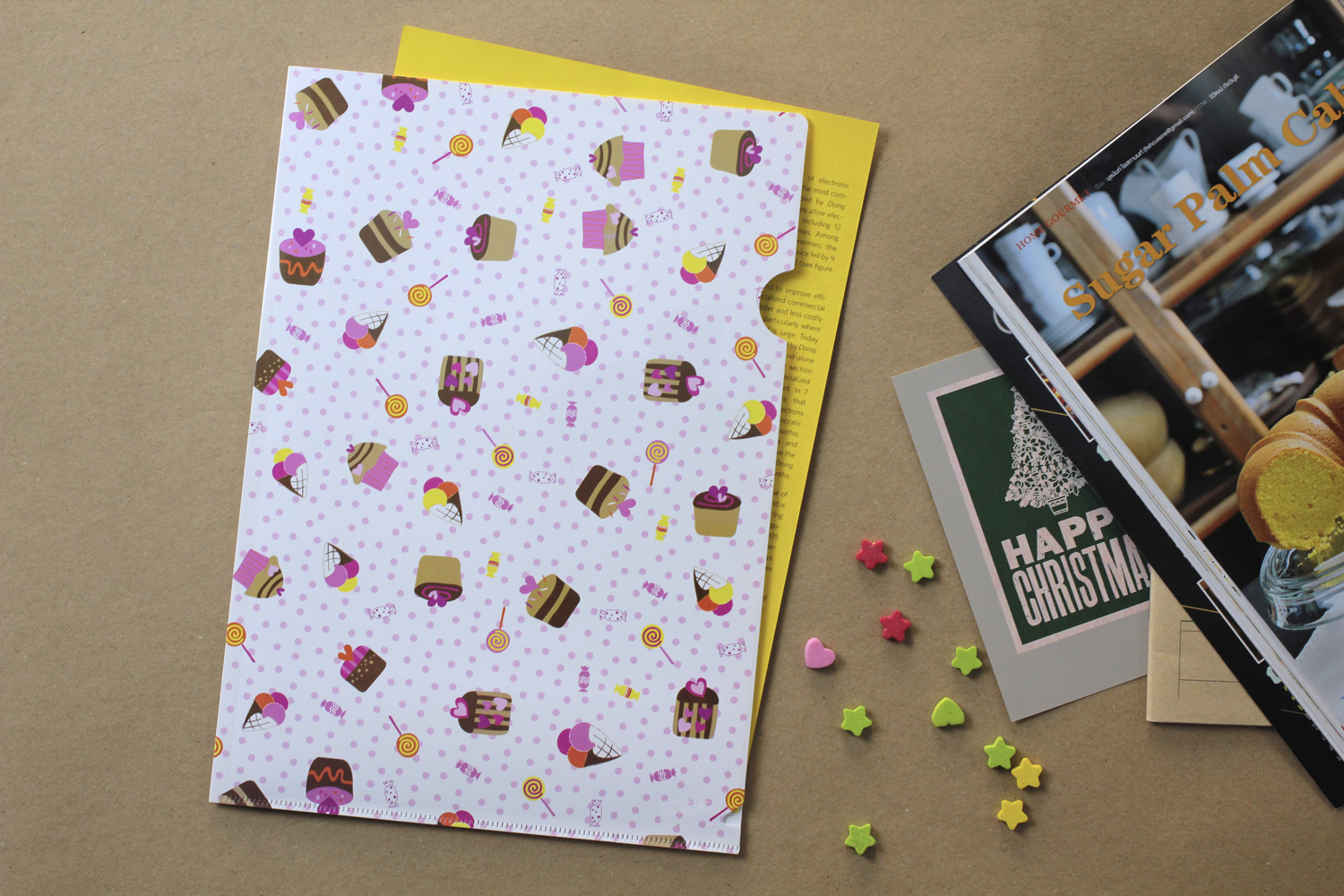 แฟ้มซอง A4 พิมพ์ลาย FCBU