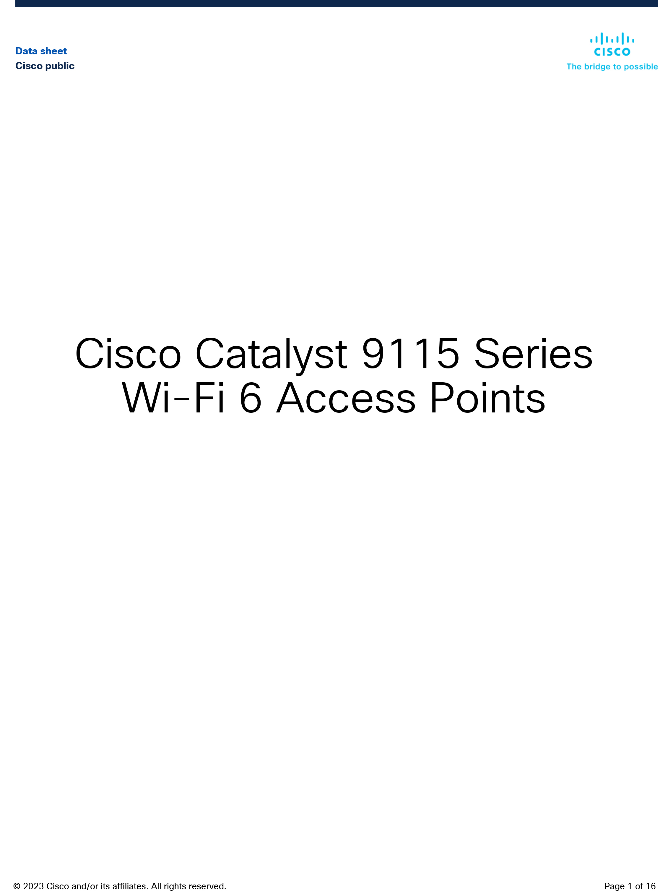 CISCO C9115AXI-S Indoor Access Point Catalyst 9115AX Series BY BILLIONAIRE SECURETECH C9115AXI-S