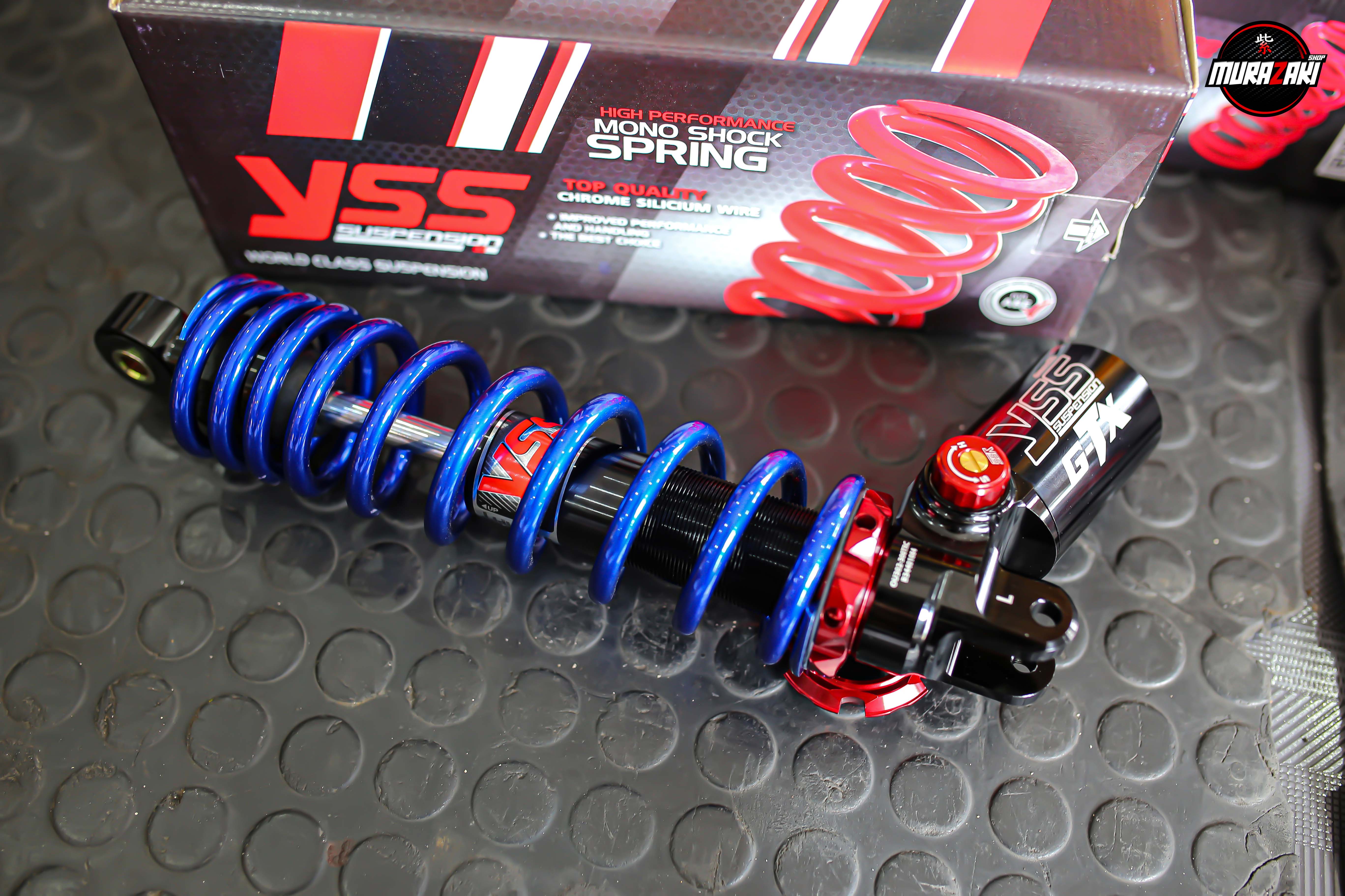 สปริงทำสี YSS GTX สีเพาเดอร์โค๊ด ราคาซื้อขาด900 ราคาสับ600