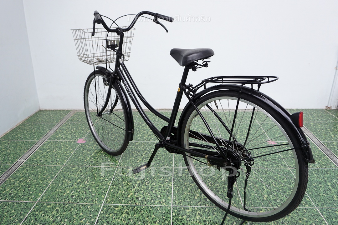 จักรยานแม่บ้านญี่ปุ่น - ล้อ 26 นิ้ว - ไม่มีเกียร์ - Suntrust - สีดำ [จักรยานมือสอง]