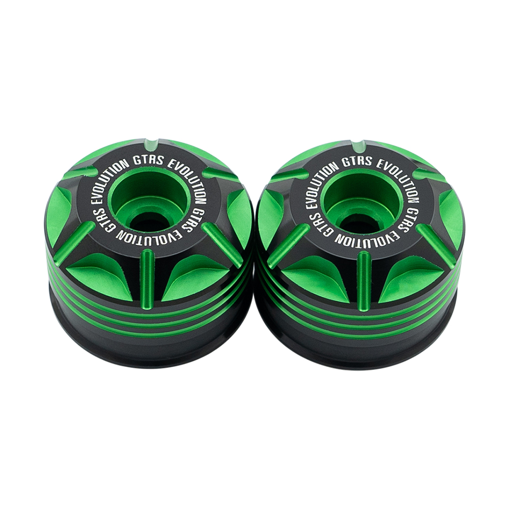 น็อตปลายแฮนด์ ทูโทน CNC GTR V2 GIORNO+ CLICK160 31x22 mm มี8สี ดำแดง ดำทอง ดำเทา ดำเขียว ดำน้ำเงิน ดำส้ม ดำม่วง ดำชมพู ราคา520