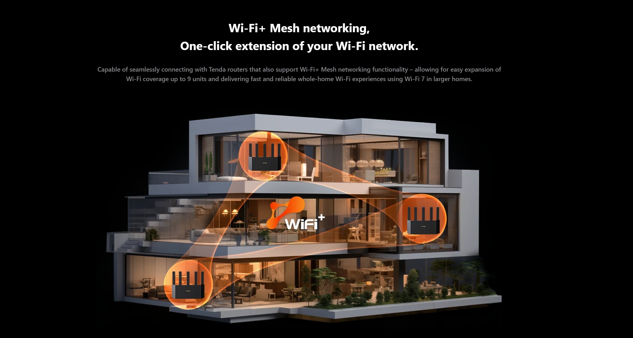 TENDA TE6L PRO : BE5100 Dual-Band Wi-Fi 7 Router(2.5GE) BY BILLIONAIRE SECURETECH TE6L PRO