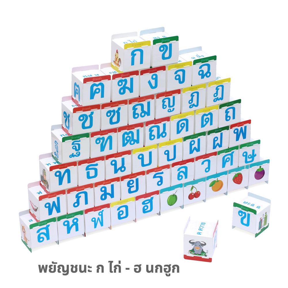 เกมฝึกทักษะ กล่องลูกเต๋า ก-ฮ ET-511 เรียงพยัญชนะ