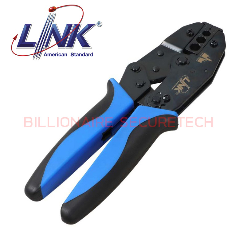 LINK UC-8116A CRIMP TOOL BNC & F-Type & PAL for RG 6 , 59 Crimp Connector คีมบีบ BY BILLIONAIRE SECURETECH UC-8116A
